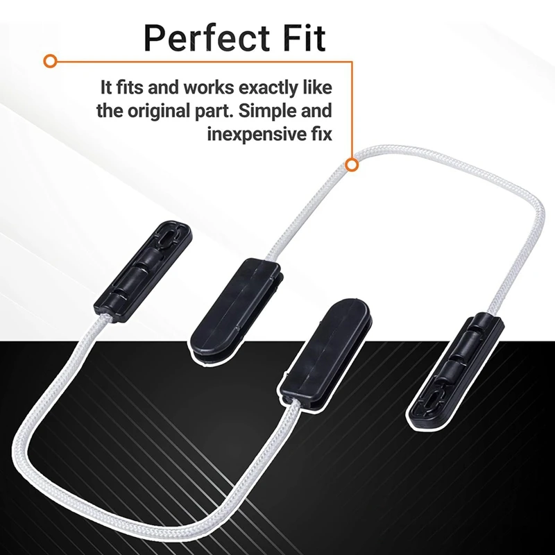ABAE-Cable de bisagra de puerta para lavavajillas-4933DD3001B,4933DD3001A, paquete de 2 se adapta a la mayoría de los lavavajillas