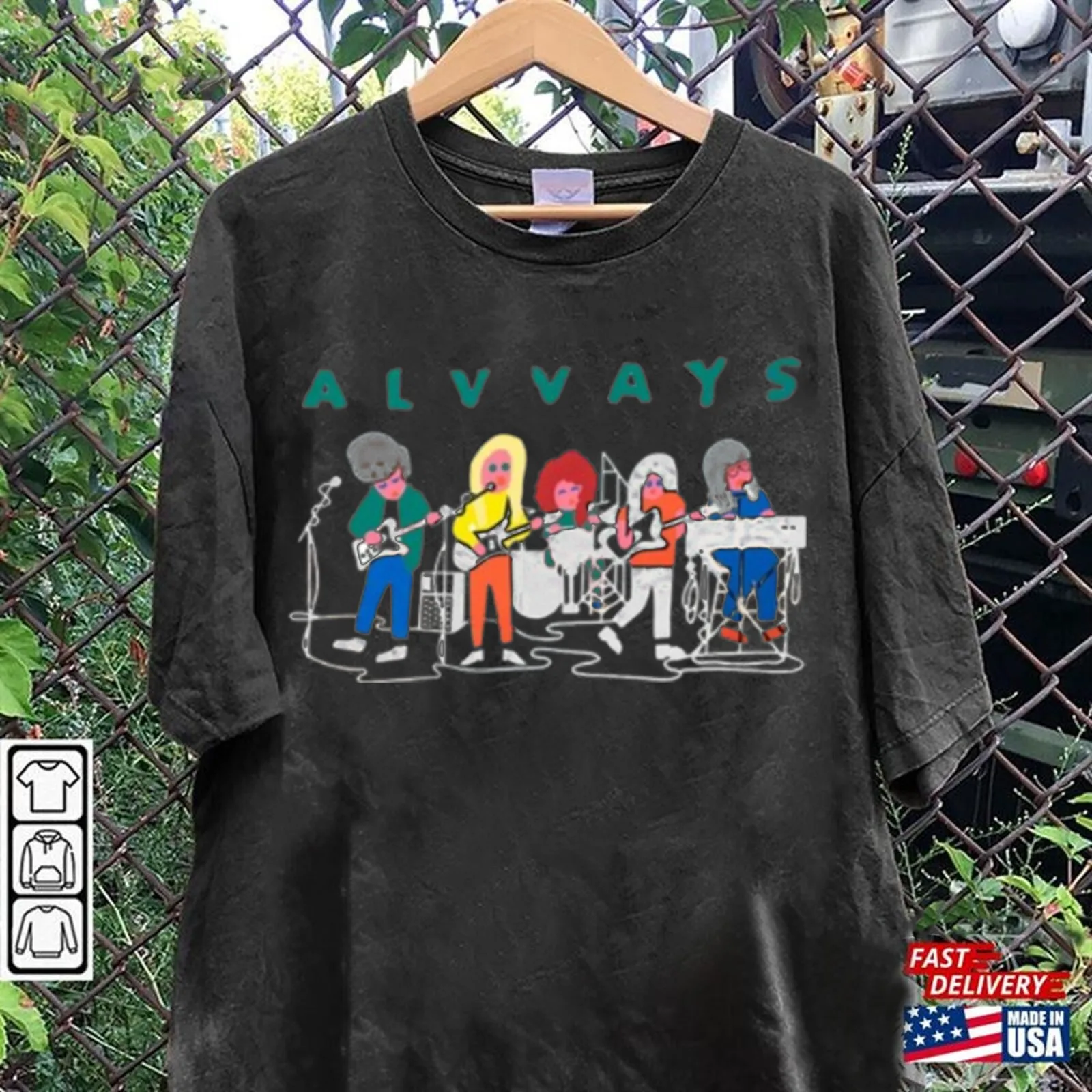 

Retro Alvvays Band Concert Men S-235XL