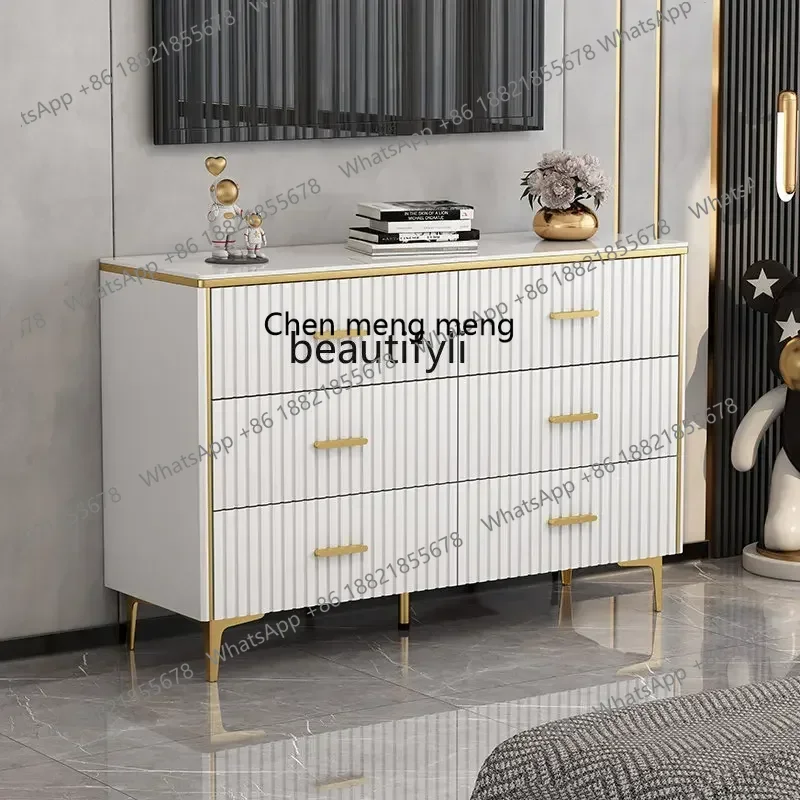 ss 8617  Chest of Drawers Simple Modern Living Room Locker Five-Bucket Cabinet Drawer Wall-Mounted Storage Cabinet