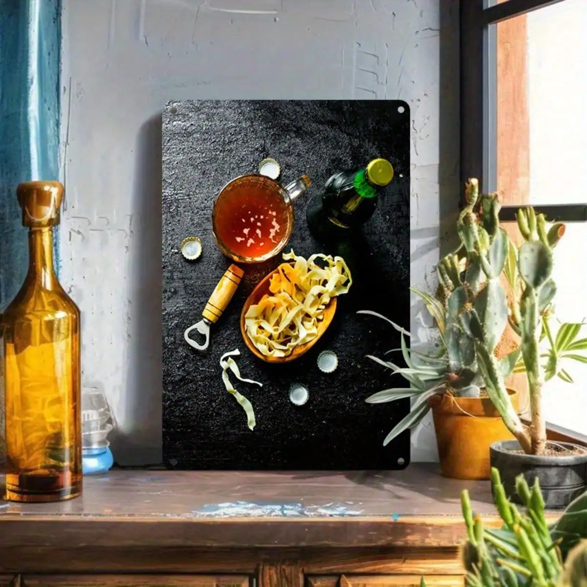 Letrero de estaño para fideos y salsa, decoración de comida asiática para cocina/comedor, regalo para amantes de fideos, 8x12 pulgadas/20x30 Cm, 1 ud.