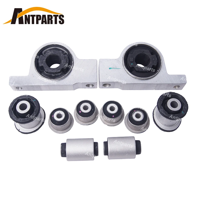 10PCS Front Auto Suspension Upper Lower Control Arm Bushing Kit For Volvo V90 XC60 XC90 P3 S90 31360646 31451003 32246809