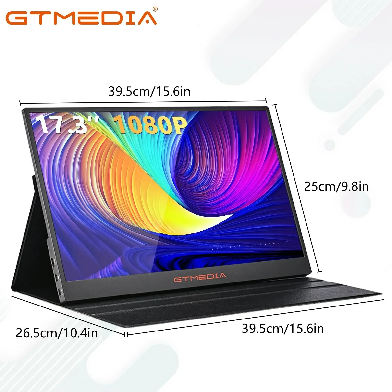 Gtmedia Game Mate 173F 2.5K Full HD 1080P IPS Laptop Screen Extender Portable LCD Screen Extender LCD Display Monitors 17.3 Inch