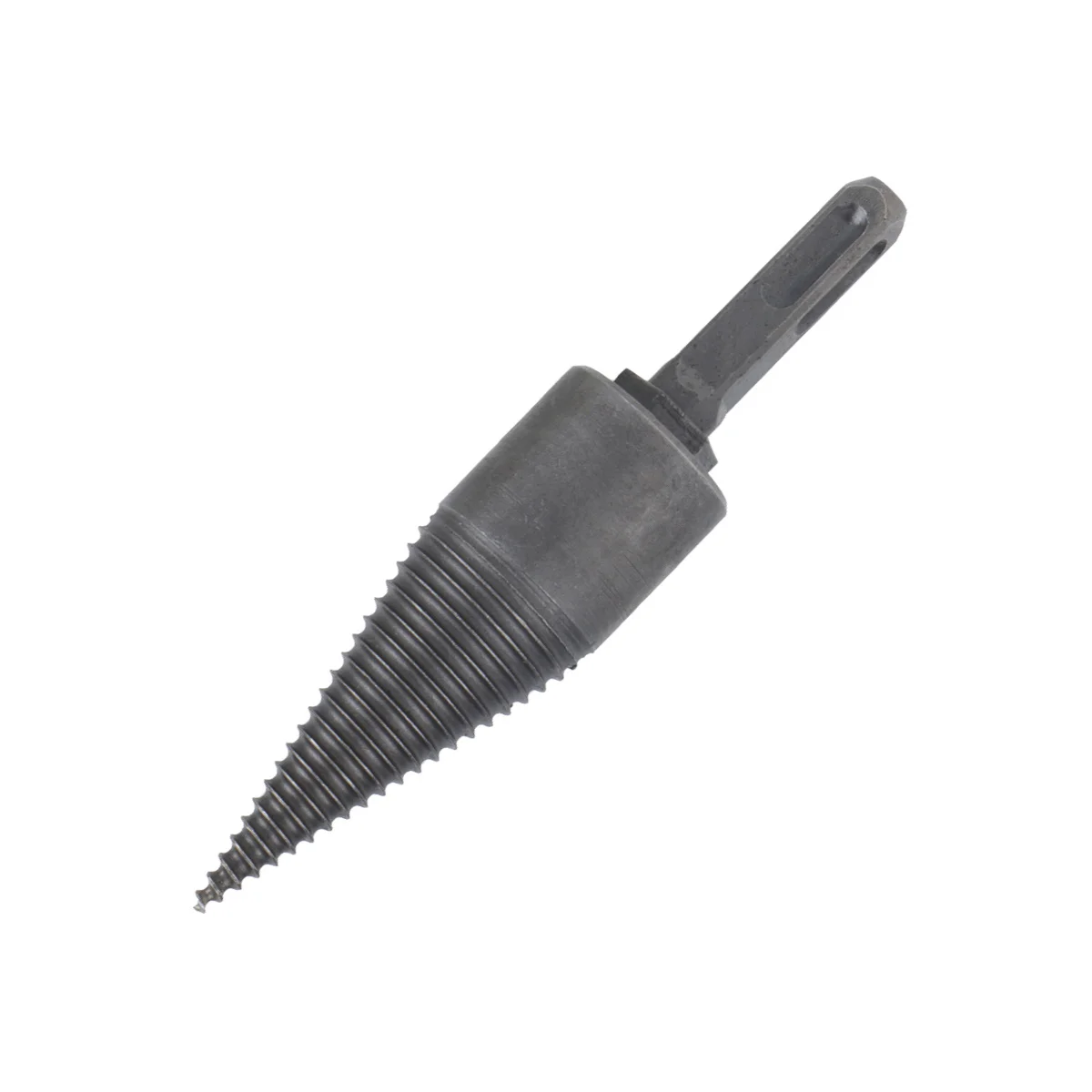 Wood Splitting Drill Bit Heavy Duty Steel Forging One-Piece High Hardness Anti-Slip Groove For Hammer Drill Electric Wood