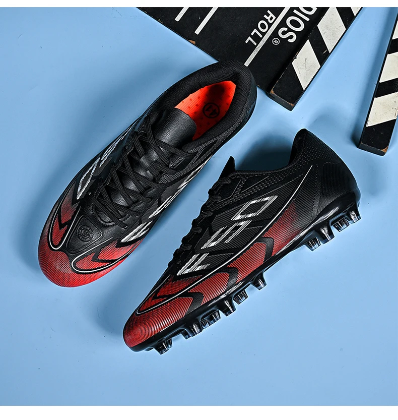 Neue Herren-Fußballschuhe Futsal High Ankle Atmungsaktiv Rutschfest Hochwertige Ultraleichte Fußballschuhe Sportschuhe für Outdoor-Wettkämpfe – Detail 31