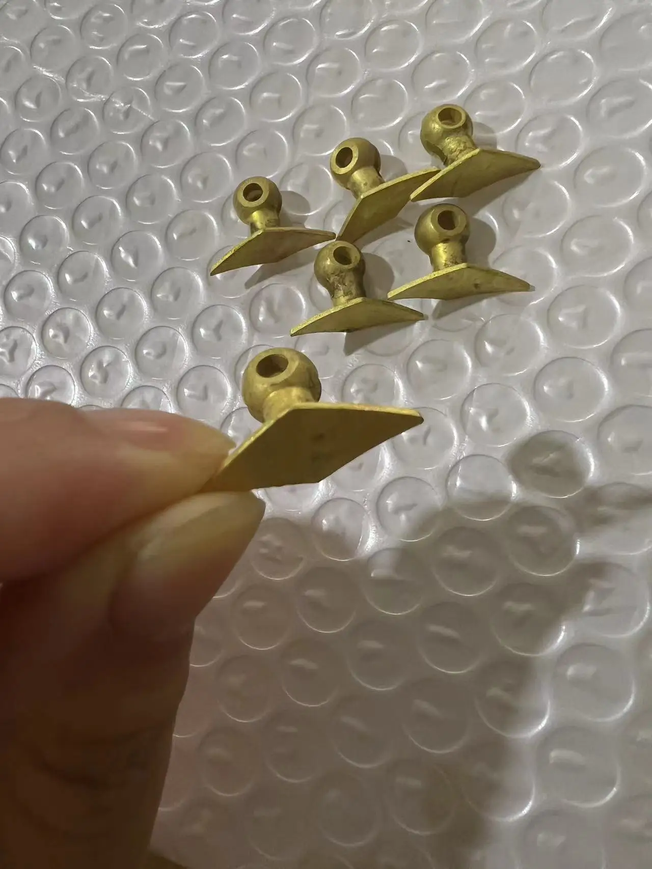 6 pieces of Alto Sachs repair parts brass accessories