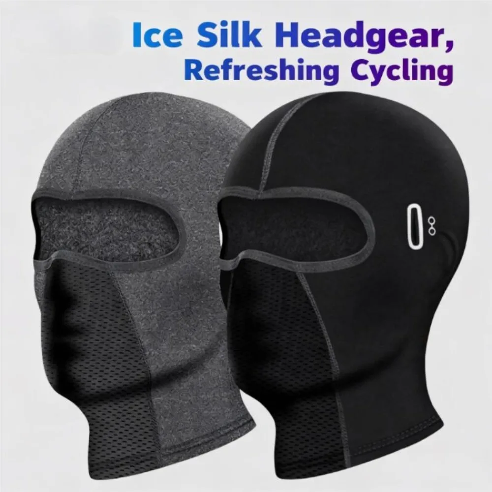 Unisex Cross-Border Ice Silk Headgear for Spring Summer Cycling Sun Protection Sweat-Proof Wind-Resistant for Motorcycle
