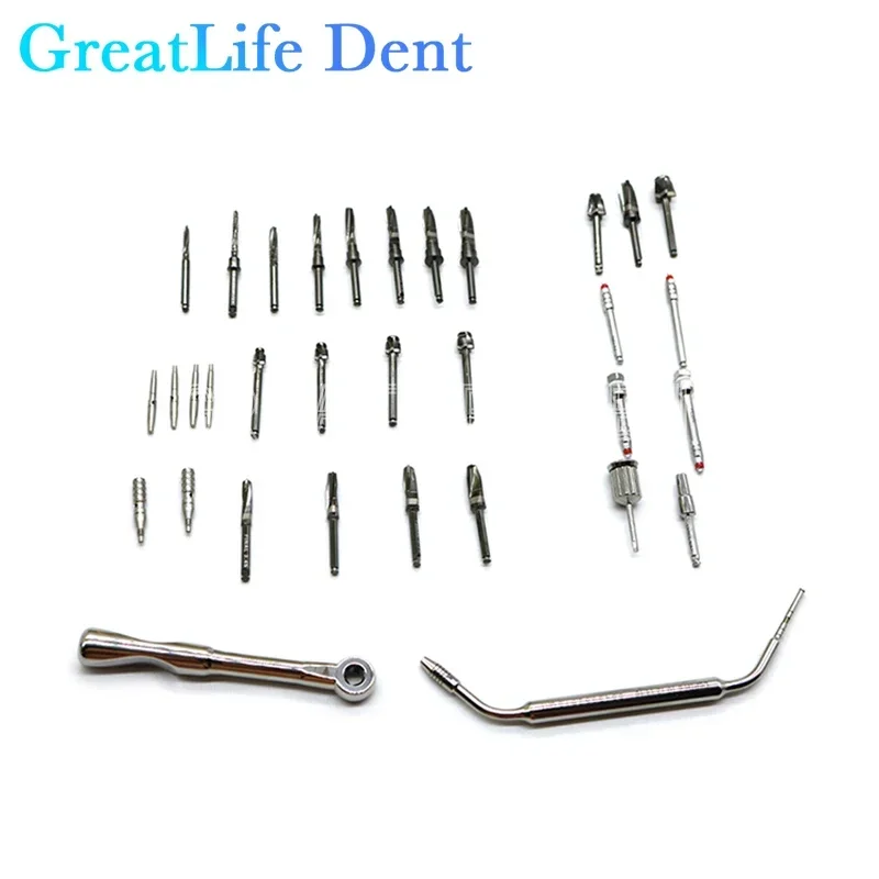 GreatLife Dent Implant Surgery Instrument Kit Implantium Tool Dental Uxif Dentium Surgical Drill Dentium Dental Oral Surgery Kit