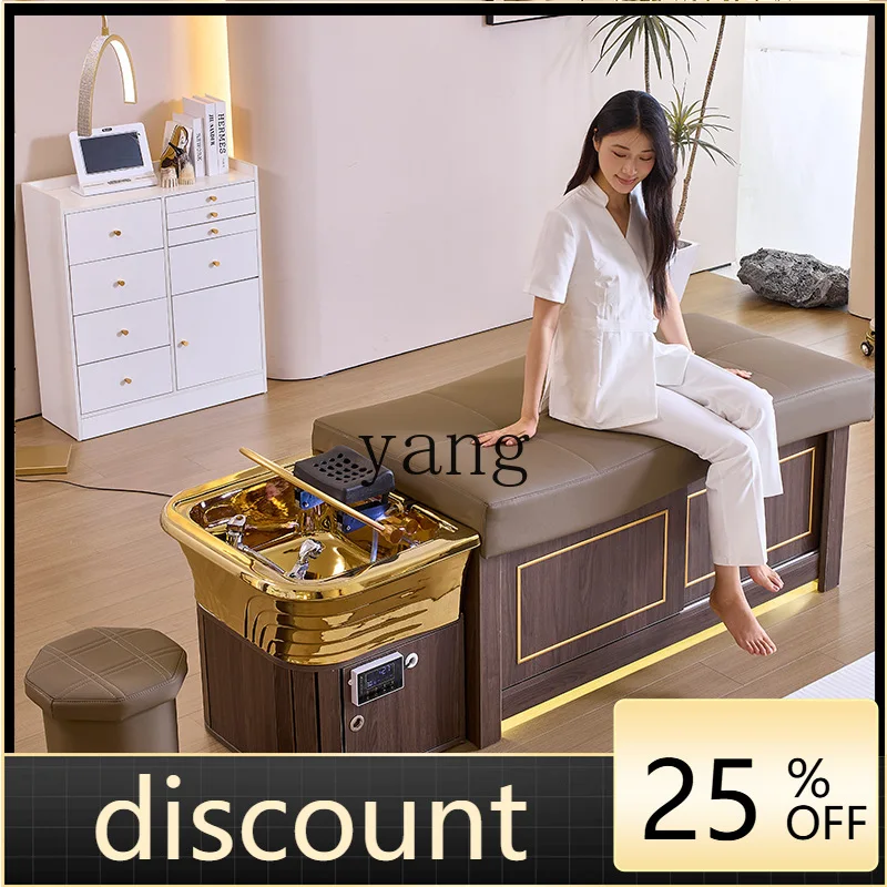 

LTT high-end Thai hair treatment shampoo bed fumigation water heater water circulation integrated barber shop special