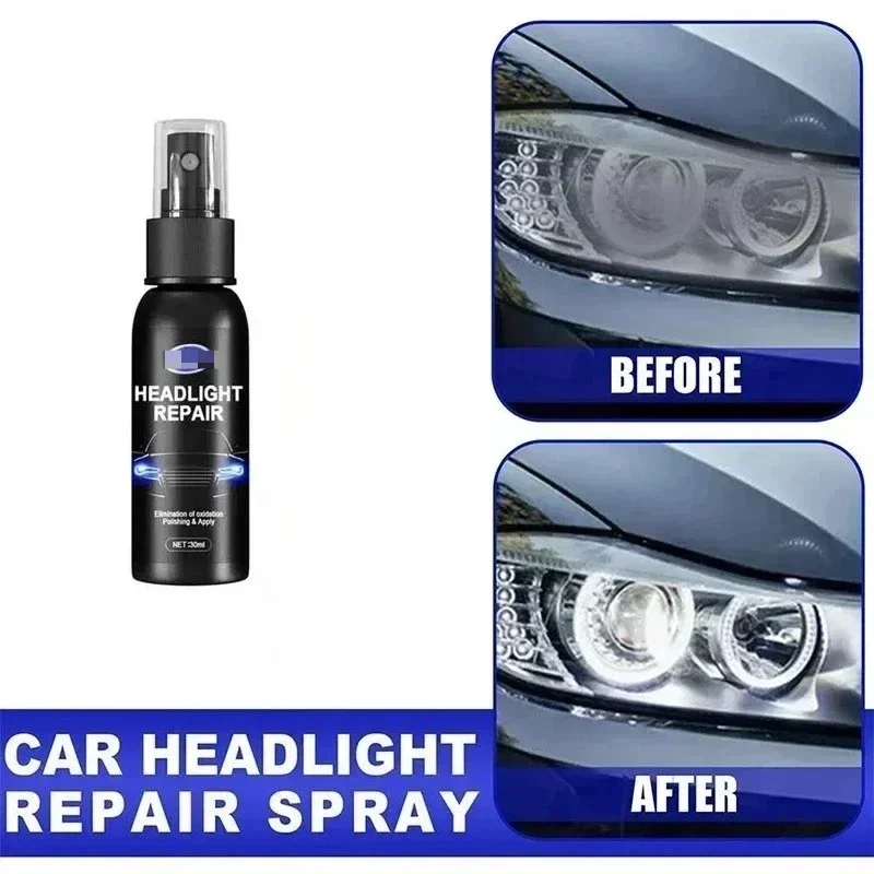Car Headlight Polishing Agent - Scratch Remover and Renewal Polish Liquid for Headlight Restoration Kit