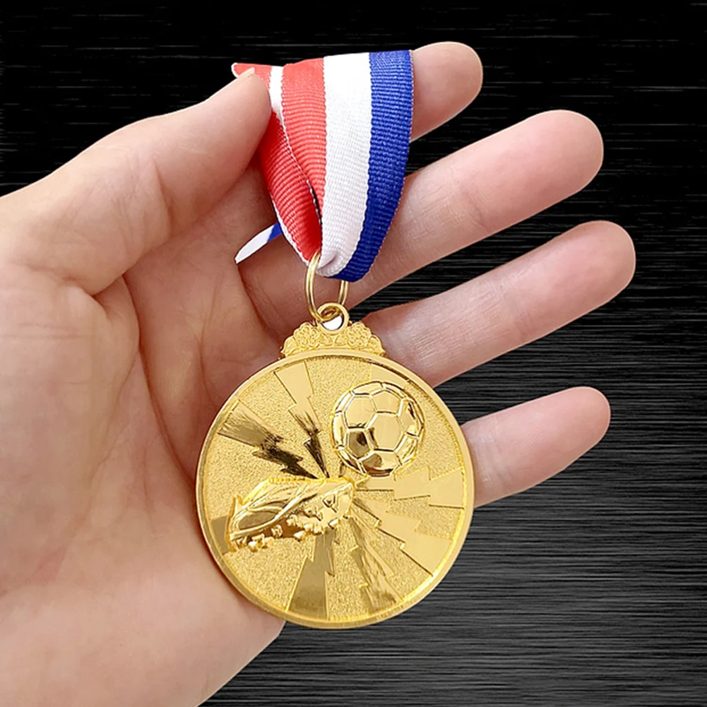1-3pcs Zinc Alloy Round Winner Medals 2" Gold Silver Bronze Award Medal with Neck Ribbon 1st 2nd 3rd Prizes Winner Prize Present