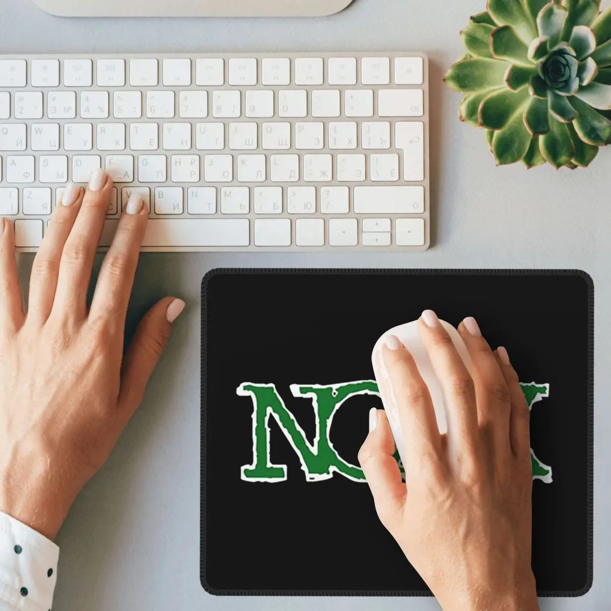 Nofx Band Final Tour Skull Mouse Pad Komputer Keyboard Mouse Mat Gamer PC Laptop Desk Mat Aksesori Kantor Alas Meja