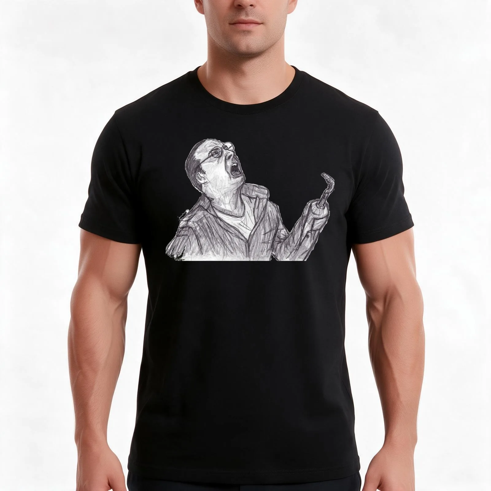Buster T-Shirt Summer Casual Cotton Tee Oversized Streetwear Tops Vintage Graphic Print Loose Fit Short Sleeve 100% Cotton