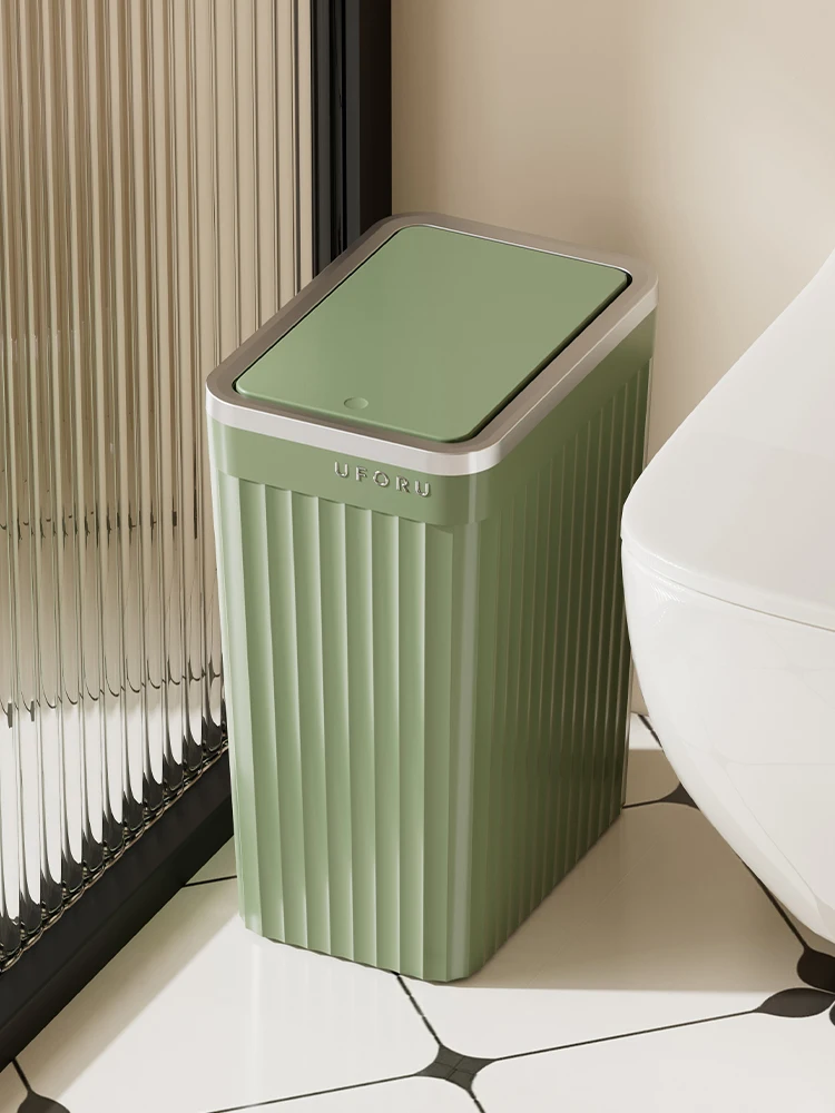 

Batoom Narrow Tra Can Middle Ancient Sle Toilet Side Pr Thiened Cover Odor Proof Paper Basket Home Cleaning Tool