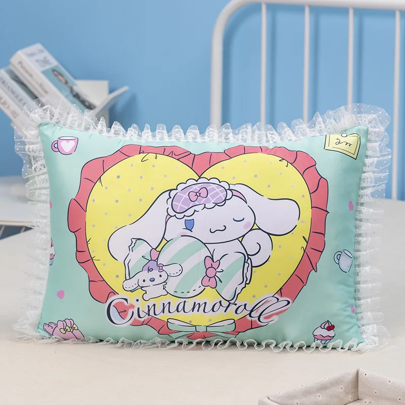 60Cm Sanrioed Kawaii Cinnamoroll Cartoon Mijn Melodie Kuromi Kussensloop Zomer Enkele Kussensloop Schattige Slaapzaal Kussenhoes