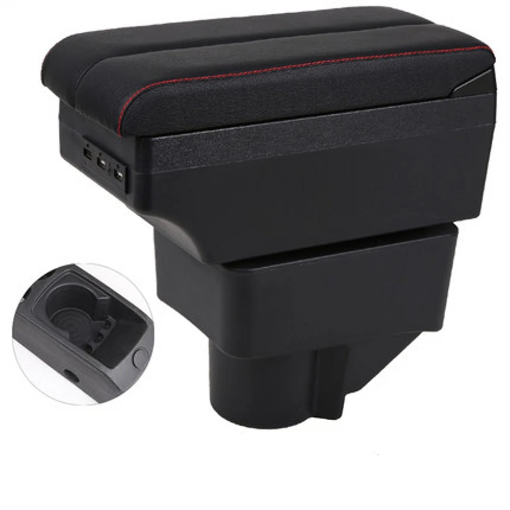 

Ящик подлокотника ﻿ Чехол для магазина центрального содержания Ford Fiesta, консоль для хранения, поддержка локтя, подставка для рычага