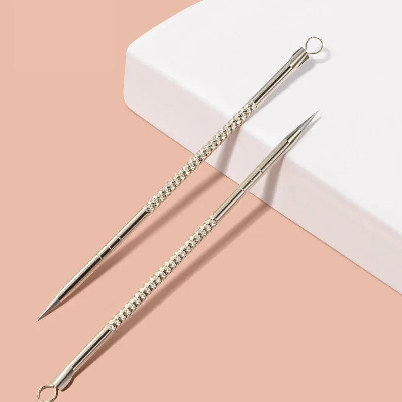 10 sztuk Nowy Produkt Ultra-Drobny Dwustronny Igła do Trądziku Specyficzne Usuwanie Pryszczy i Wągrów Narzędzie do Czyszczenia Pór i Pielęgnacji Skóry