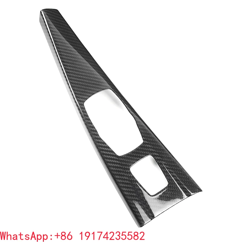 Carbon Fiber 4pcs Car Interior Accessories Door Handle Storage Box Groove Panel Sticker for Subaru WRX 2022