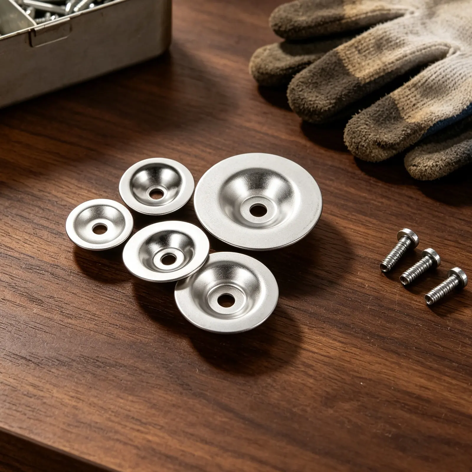 50Pcs Galvanized Bowl Washers Cupped Hat Washer Concave Convex Gasket Rustproof Support Washer for Electrical Cable Reels