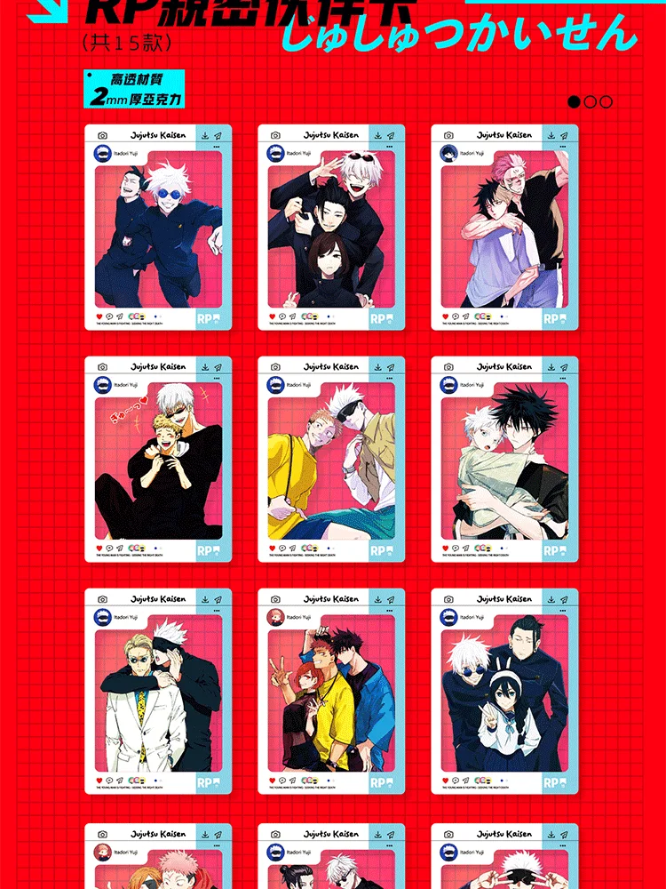 Jujutsu Kaisen Cards Gojo Satoru Cards Full Case Wholesale Phantom Sea Studio Cheap Anime Collectible Trading Cards Sukuna Yuji