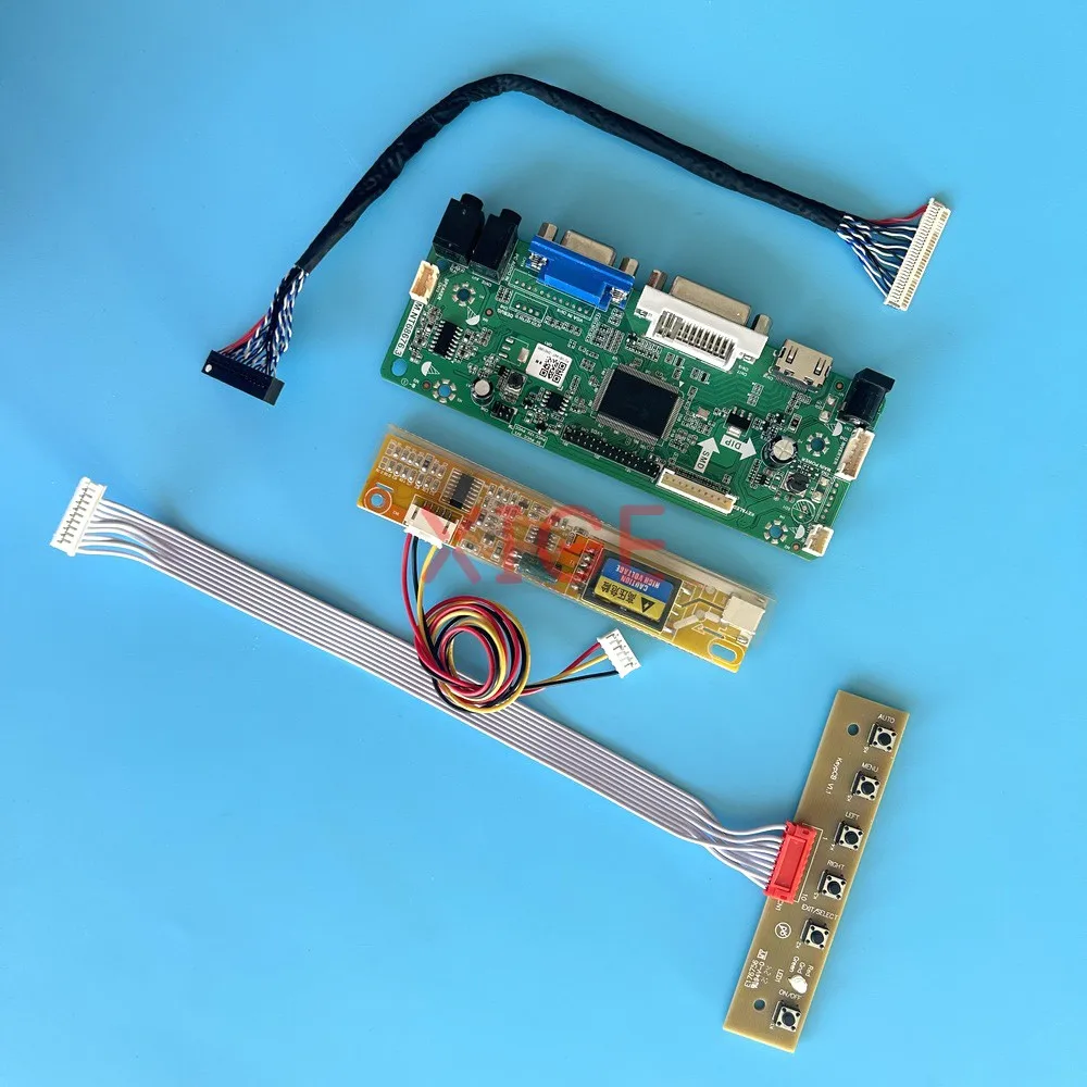 

Для LP154WU1 LTN154U1 LQ154M1LW02 плата драйвера контроллера ЖК-дисплей HDMI-совместимый 1920*1200 DVI VGA DIY Kit LVDS-30Pin 1CCFL