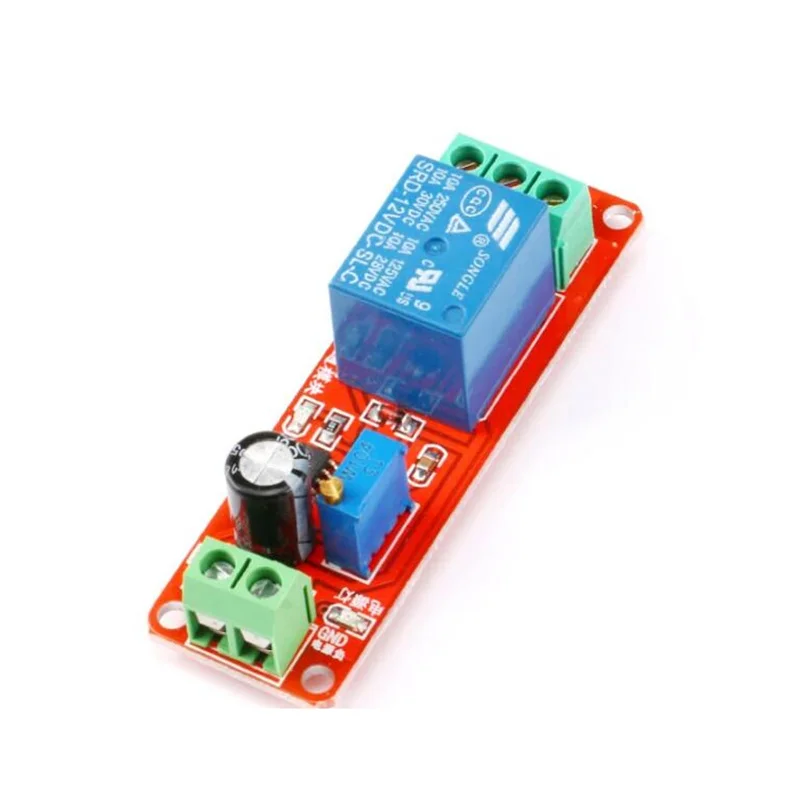 Delay Timer Turn-On Relay Module Time Delay Switch DC 12V For Robot & Intelligent Electronic Car DIY