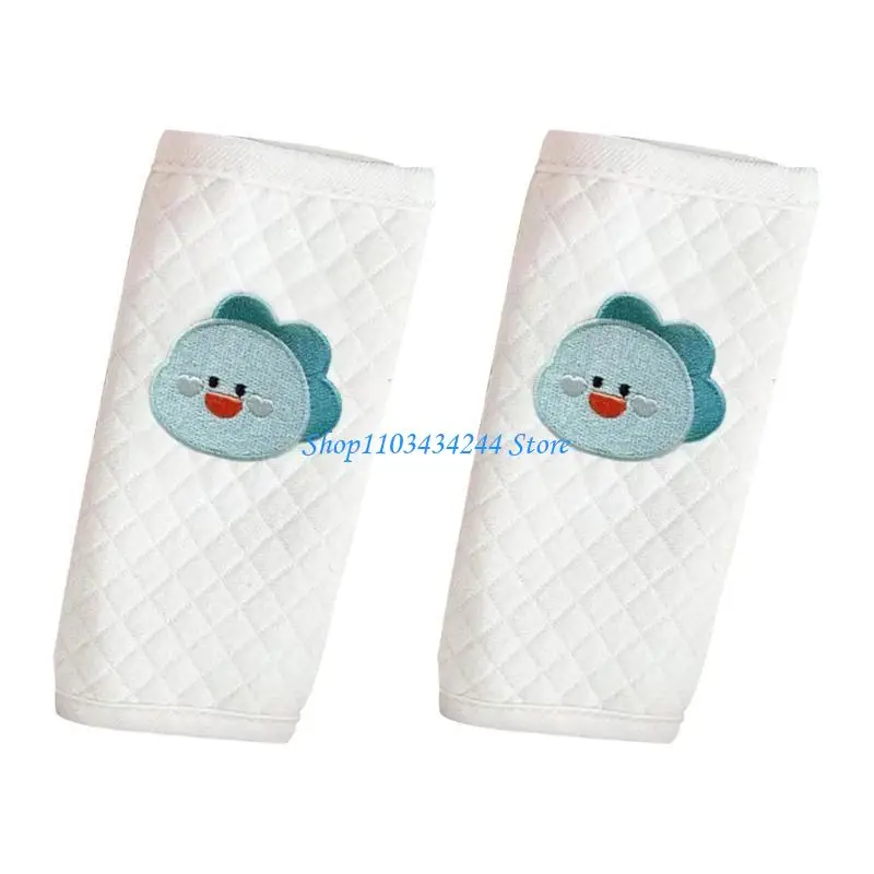 

Крышка ремня G2TC для детской коляски и коляска, 2ps Cartoon Print Print Print Cover для большинства детских колясок тележки