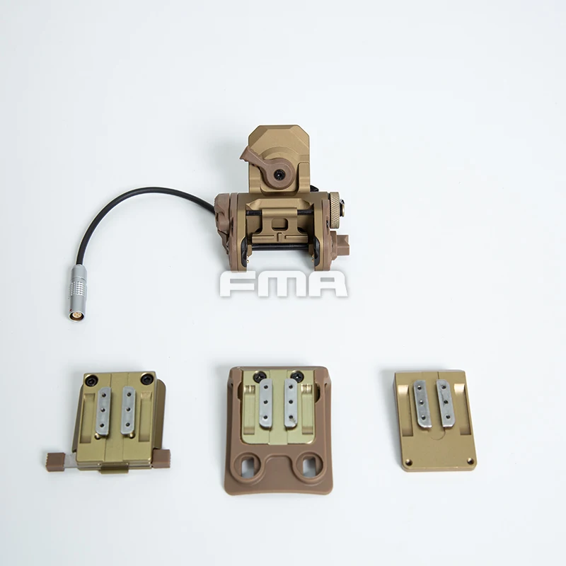 GSGM-montaje de gafas tácticas con cubierta de casco, conjunto de placa adaptadora, especificaciones de tierra para AN/AVS-6, AVS-9, ANVIS, PVS-23, visión nocturna