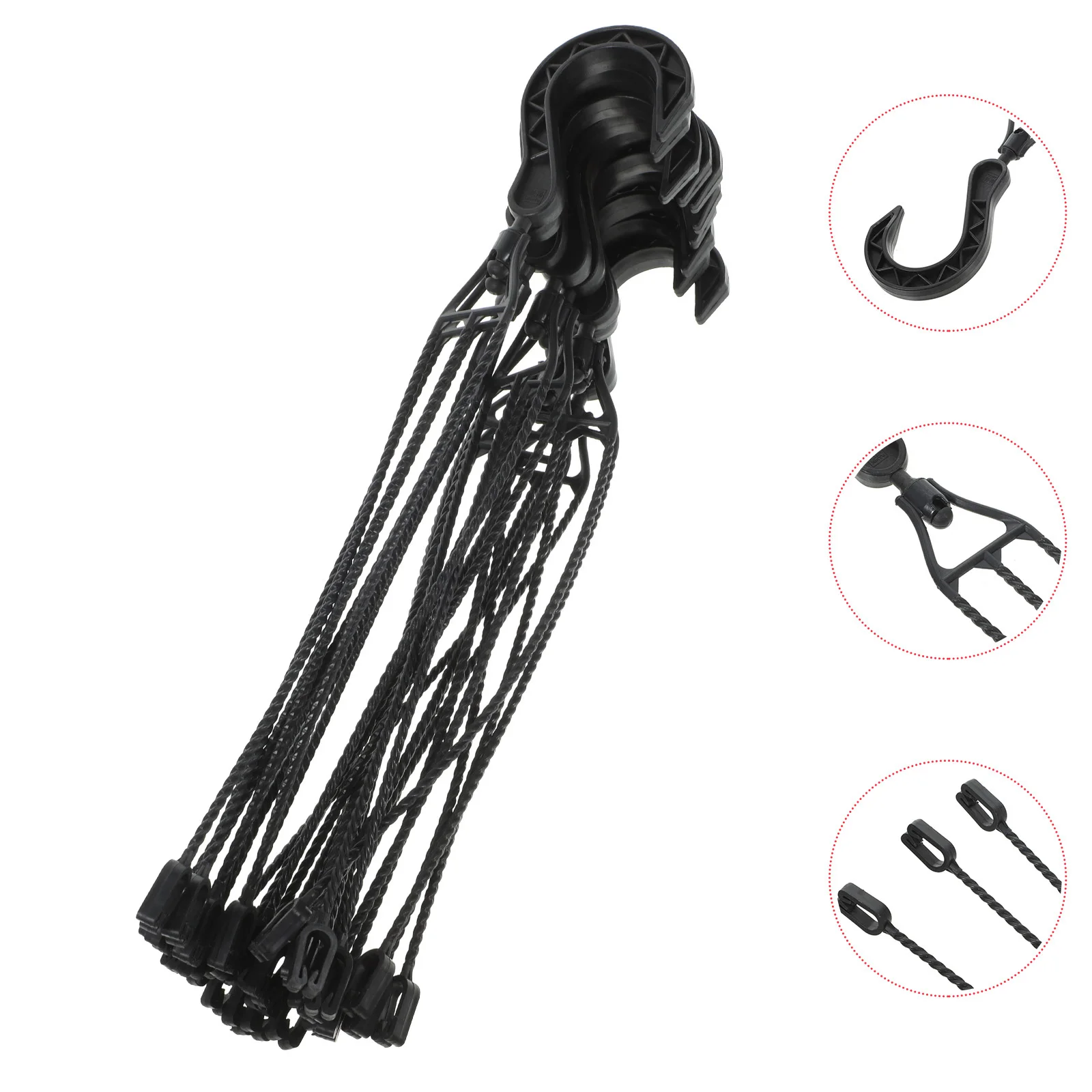 10Pcs Hanging Plant Hooks Plastic Durable Planter Holders for Home Flowerpot Hangers Plastic Hanging Hooks