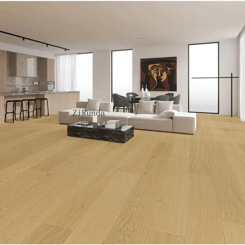 نسخة مخصصة 10 مم من خشب البلوط السميك متعدد الطبقات للأرضيات الخشبية الهندسية