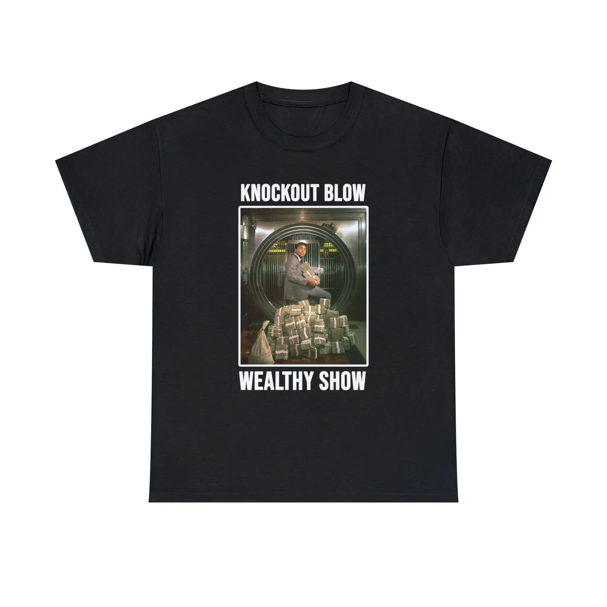 

Футболка унисекс Knockout Blow Wealthy Show, винтажный классический дизайн, плотный хлопок
