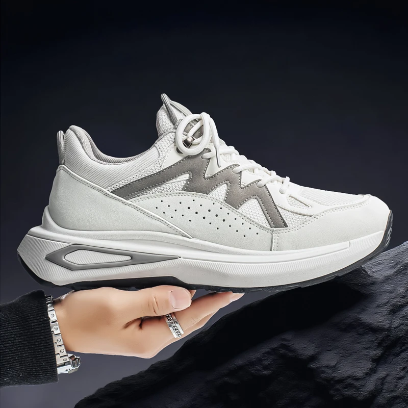 

Men's Lightweight Commute Running Shoes Anti-Slip Cushioning Breathable Mesh Jogging Gym Fitness Shoes