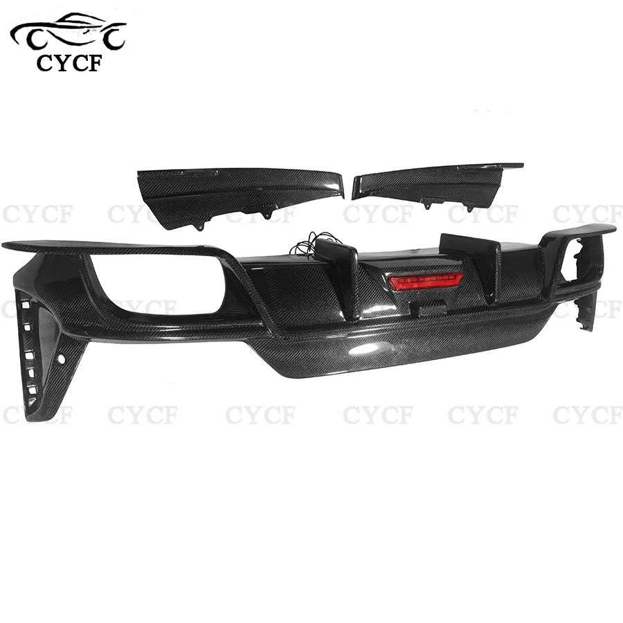 Carbon Fiber Rear Lip Diffuser For 3 Series G20 G28 325LI 2023+ Back Bumper Spoiler Small encircleme splitter Upgrade body ki