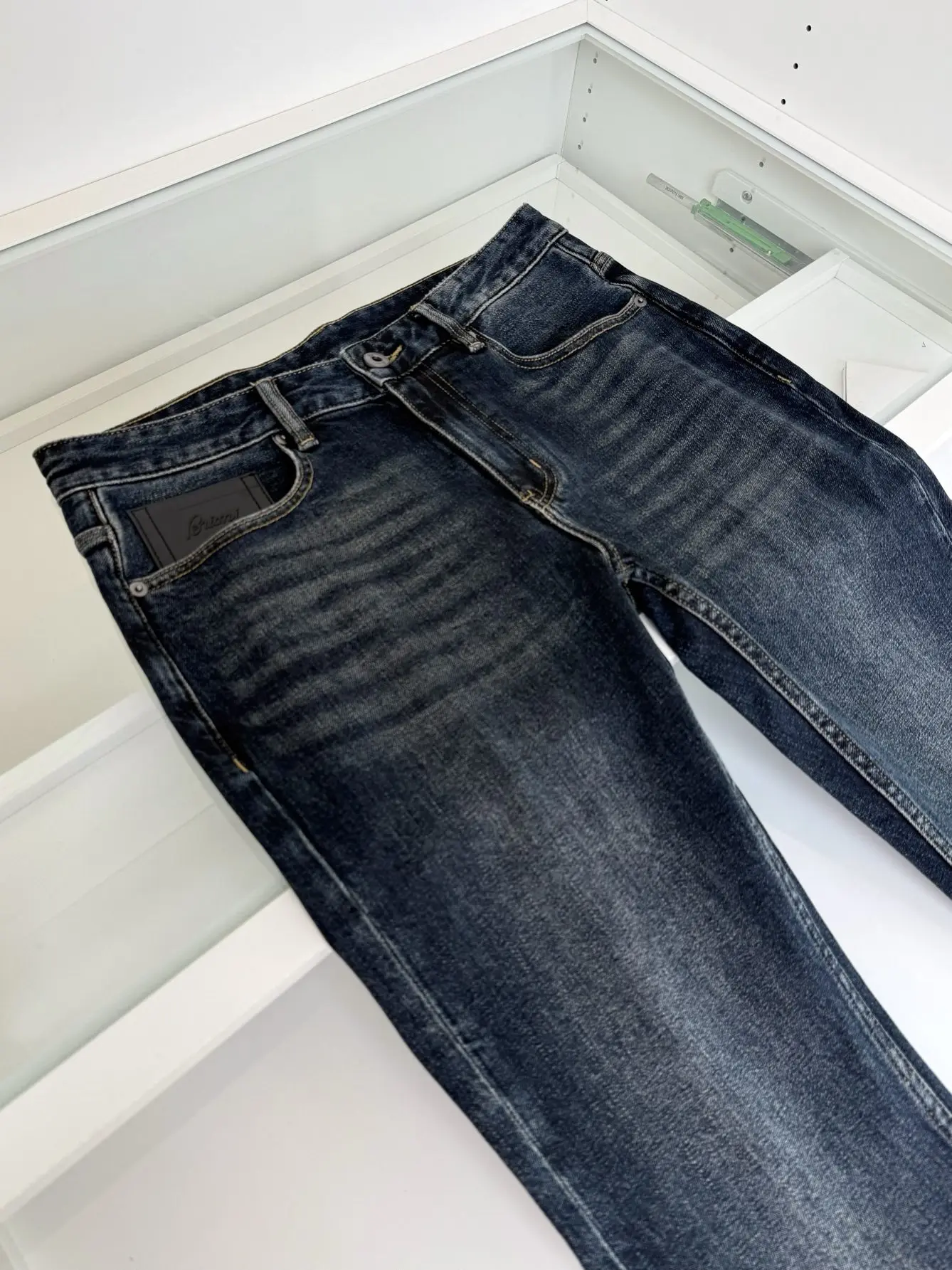 Bri Cloth Casual Old Money Style Men's Small Straight Slim-Fit Jeans