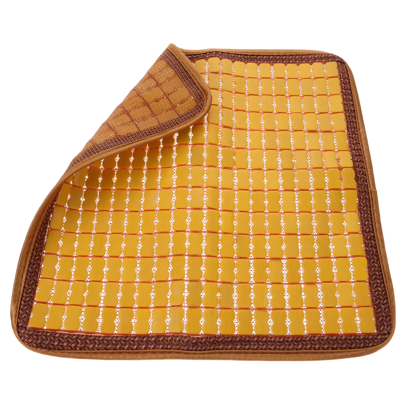 

Bamboo Seat Cushion Cool Summer Mat Breathable Comfortable All Weather Car Outdoor Dining Chair Pads Car Seat Covers