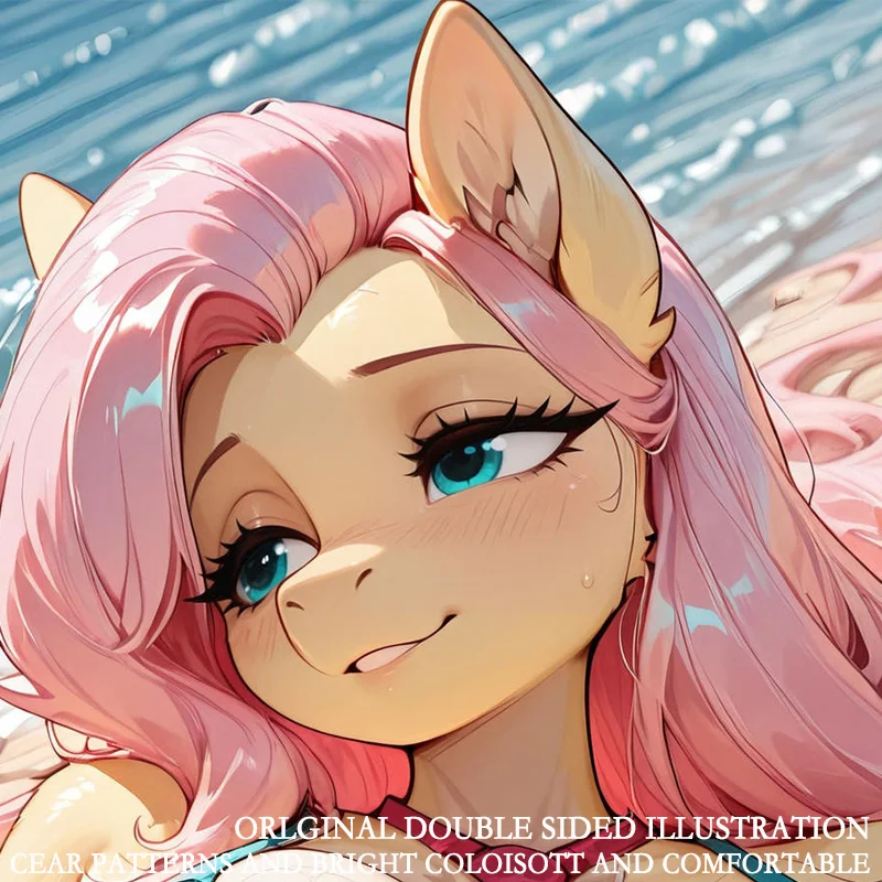 

Pink pony Game Character Dakimakura Body Pillow Cover HD Print Premium Fabric Anime Fans Gift Pillow Cover