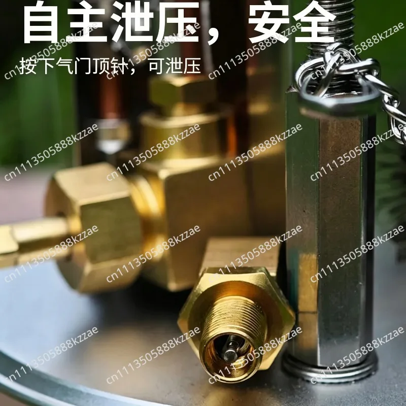 Outdoor alcohol stove fire pressurized gasifier field camping tea hiking picnic portable stove