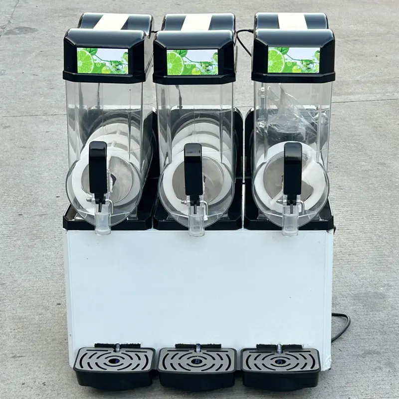 Commercial Snow Melting Machine Single Cylinder Double Cylinder Three Cylinder Automatic Cold Drink Snow Mud Machine