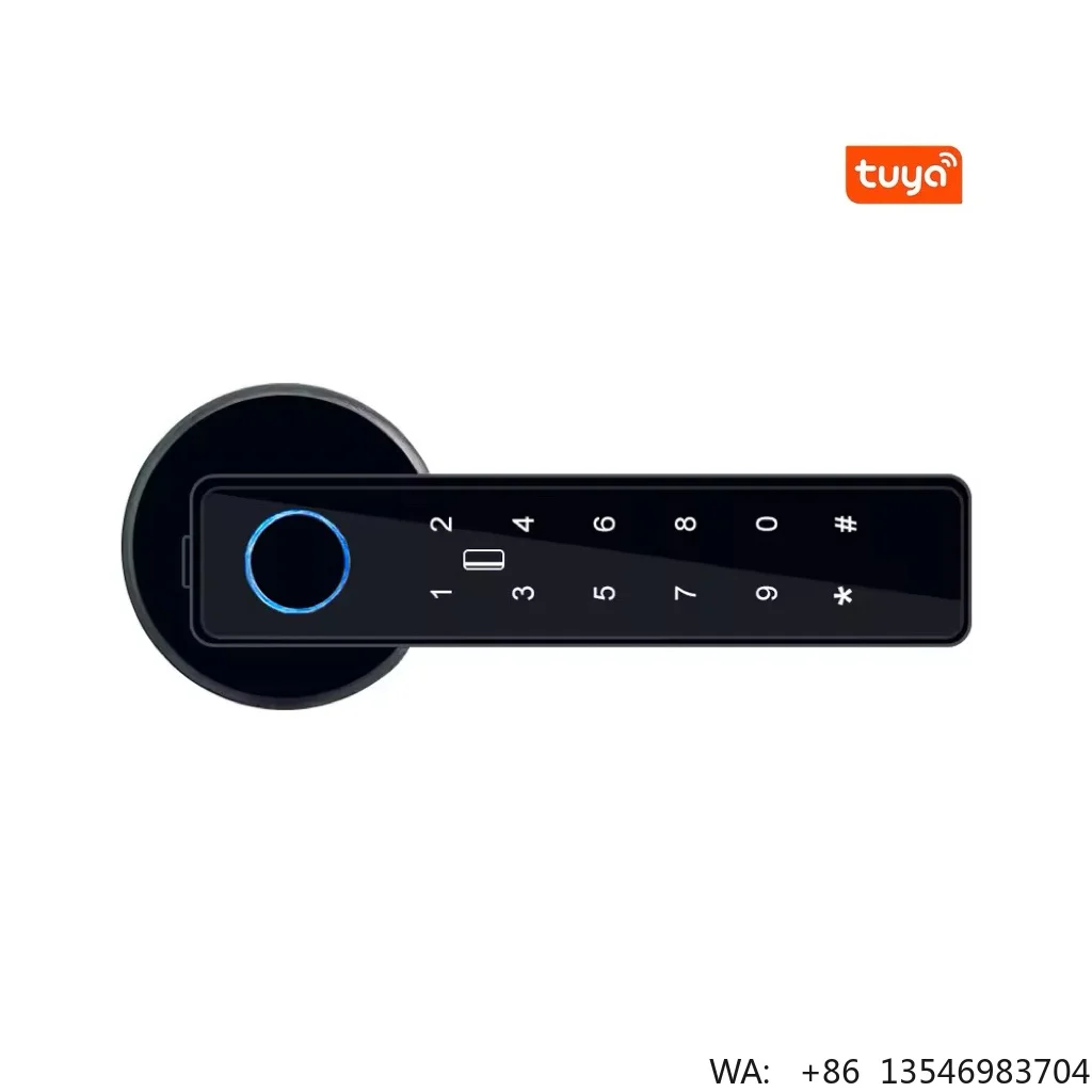 fingerprint-interior-entry-smart-electric-door-handle-lock-password-keyless-smart-door-handles-locks