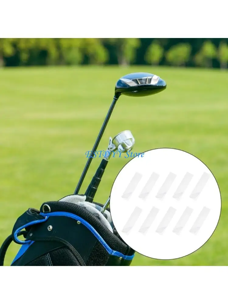 

G6DE 10Pcs Professional Golf Club Grip Tape for Golf Club Regripping Easy to Use