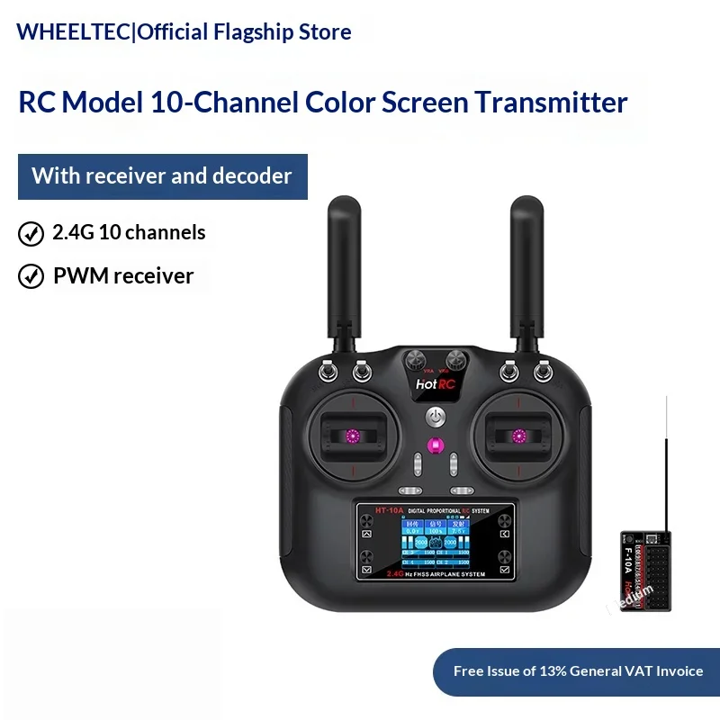 transmisor-rc-wheeltec-hotrc-de-10-canales-24g-con-pantalla-a-color-control-remoto-para-auto-rc-avion-ala-fija-multirrotor-dron