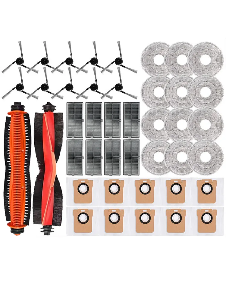 Pièces de rechange pour aspirateur Robot Xiaomi Mijia M40 / D110CN, brosse latérale principale, filtre Hepa, sac à poussière en tissu, accessoires de remplacement