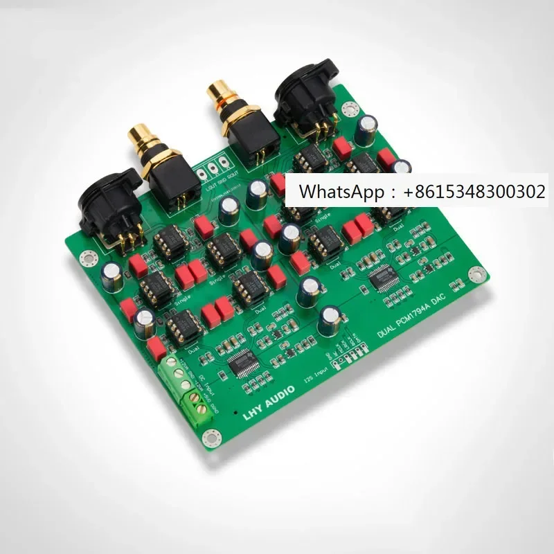 Dual Parallel PCM1794 PCM1794A Decoder DAC Balanced Decoder Board USB Coaxial HiFi Audio DIY Kit 24Bit 192K