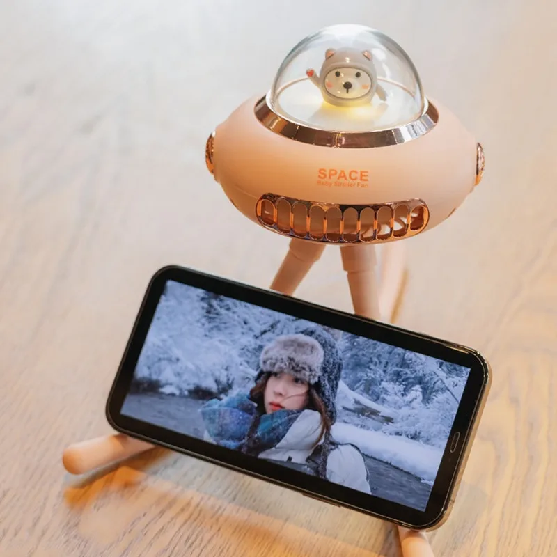 2022 Octopus Baby Stroller  Fan Portable Handheld USB Multifunctional Silicone Holder Fan Desktop Rechargeable Mini Cooling Fan