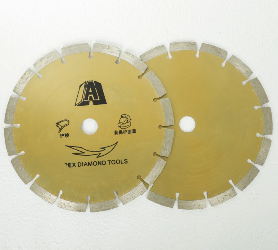 

9 Inch 230MM Gold Diamond Stones Segmented Cutting Saw Blade Granite Marble Cutting Disc Porcelain Tile Ceramic Blades