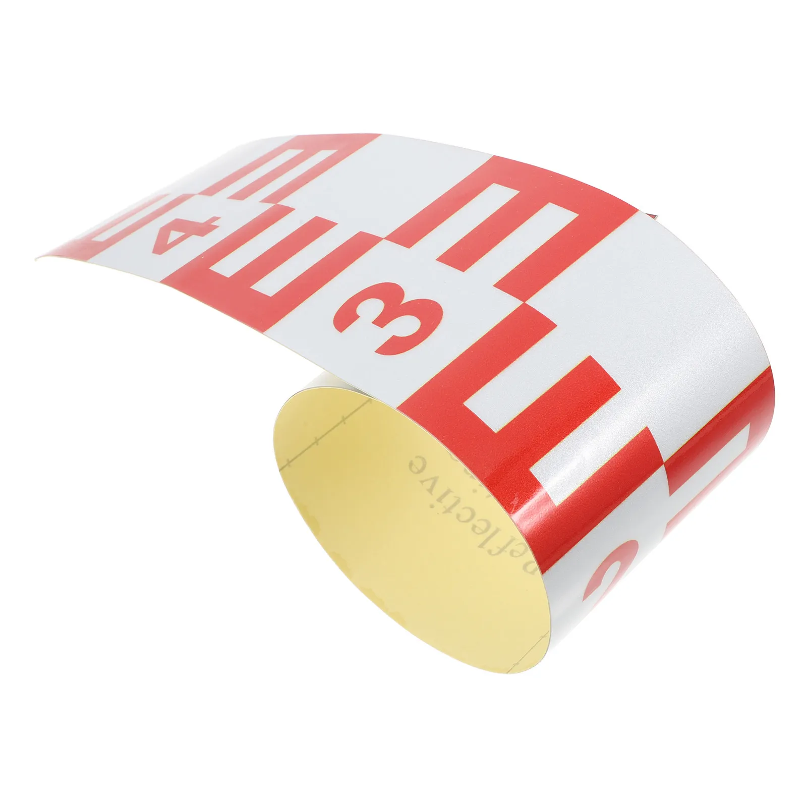Pool Water Level Ruler Reflective PVC Self Adhesive 50cm Measuring Tape Sticker for Swimming Pools