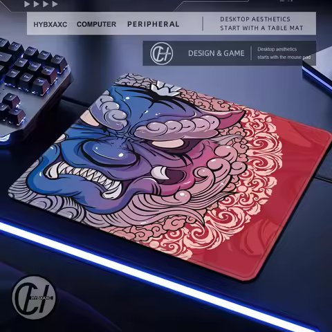 E-sports Tiger Cute Small Mouse Pad Gaming Laptops Mousepad Gamer Carpet Keyboard Mat Desk Protector Anime Cartoon Mouse Pads