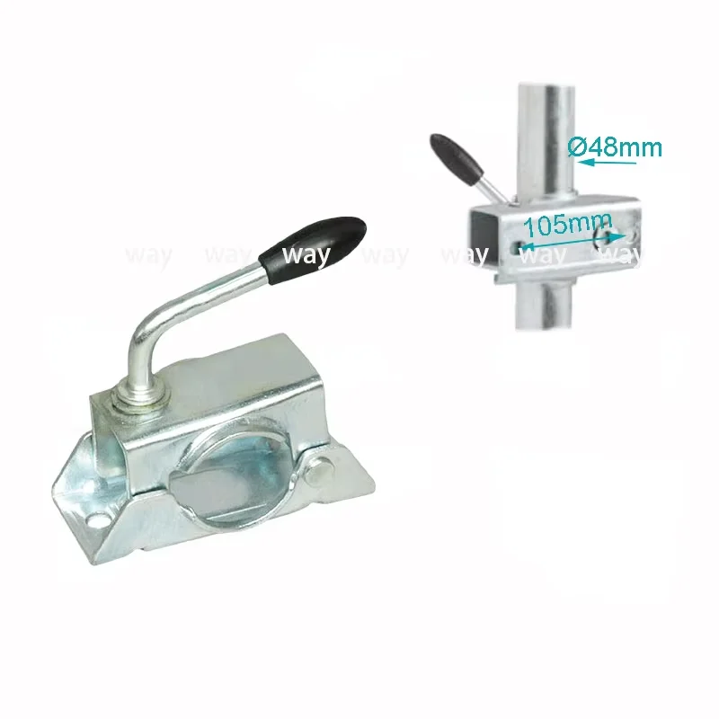 

48mm Clamp For Trailer Jockey Wheel Or Prop Caravan RV Boat Parts & Accessories