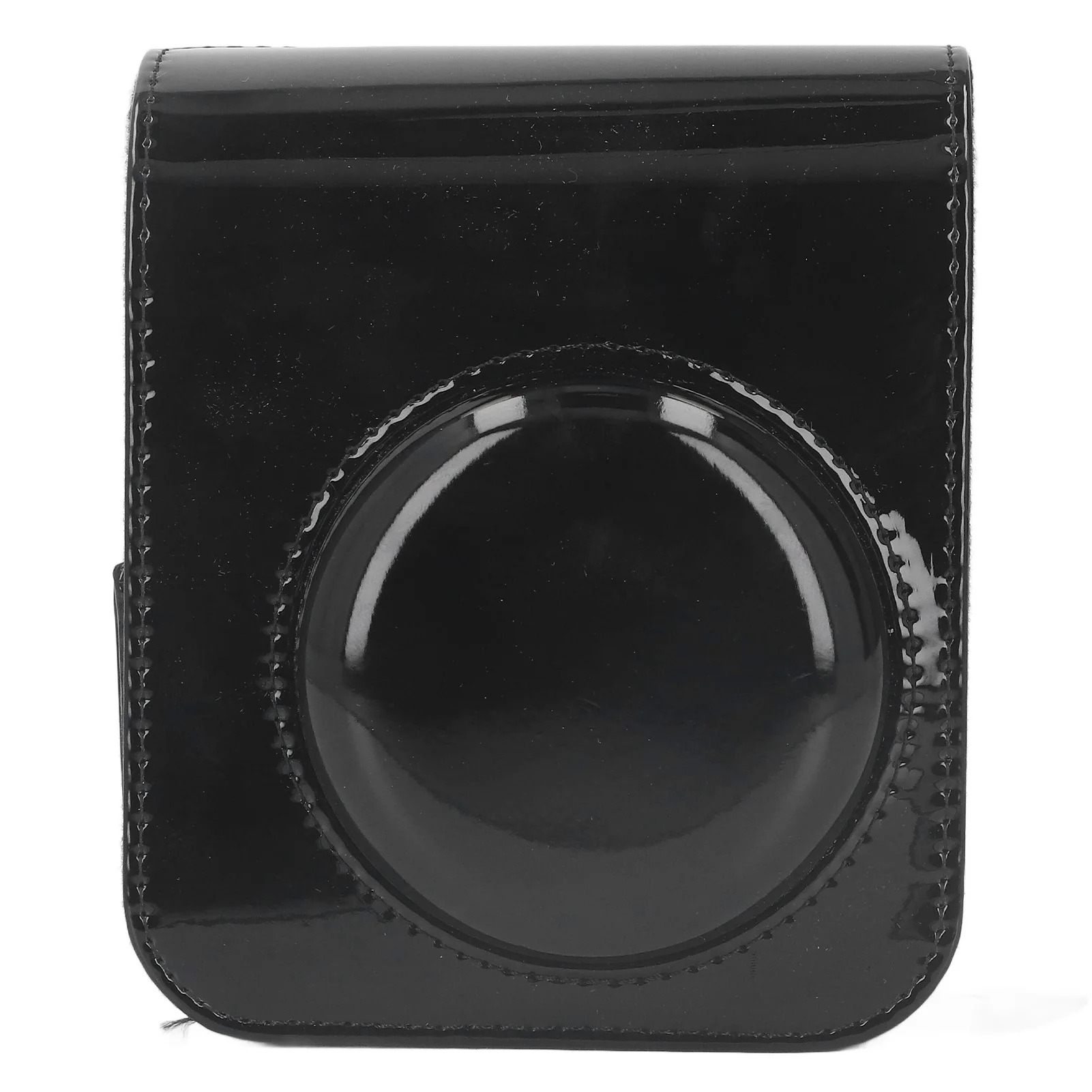 Picture 4: Vintage  Camera Bag PU Leather Anti-Scratch Detachable Cover  Strap Mirror Design