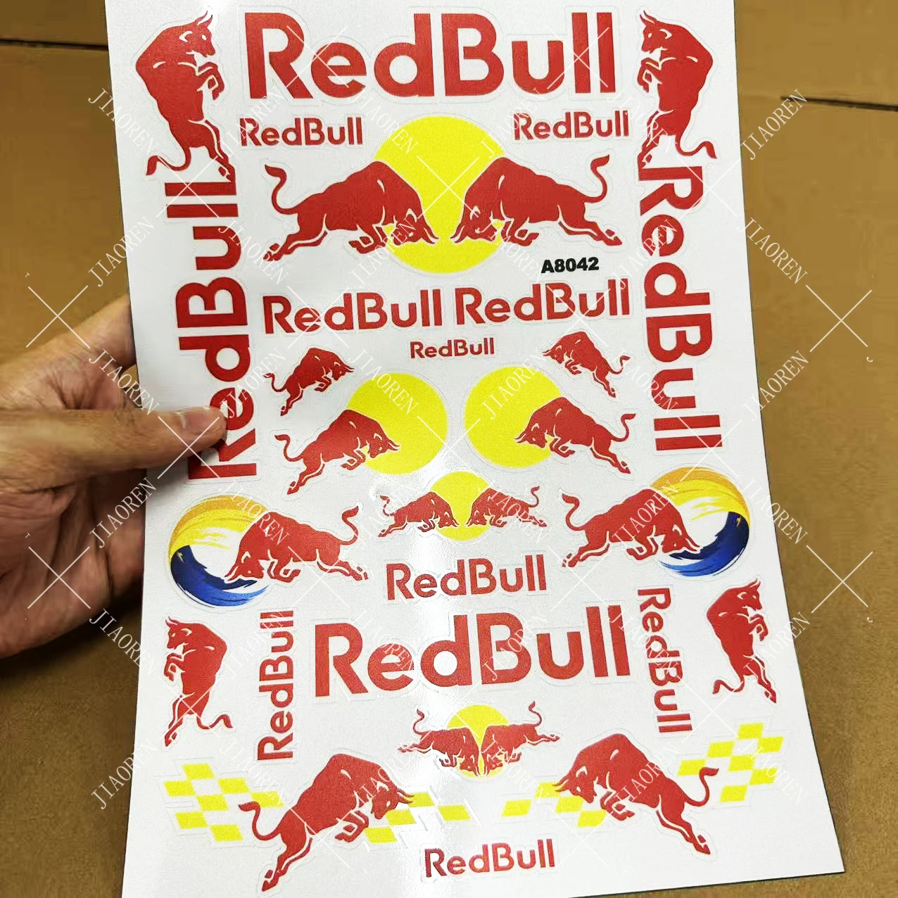 ملصقات شعار ملصقات ريد بول عاكسة لسيارة Ktm Honda سوزوكي كاواساكي ياماها