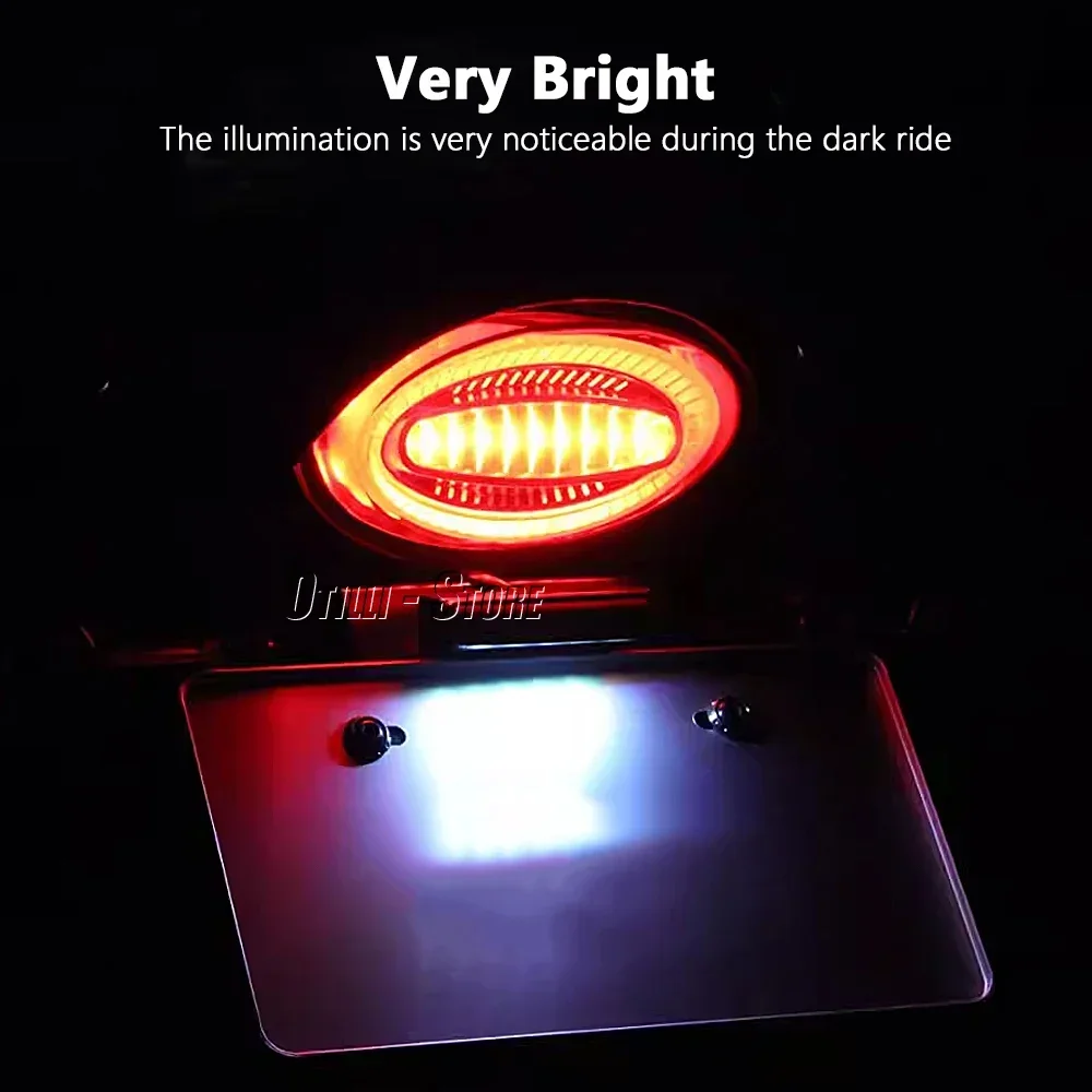 New Rear Brake Light For Kawasaki Z900RS z900rs Z900 RS 2018-2023 Motorcycle LED Taillight Tail Lamps Integrated Lamp Red